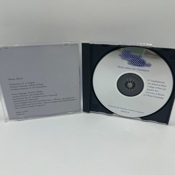 By Thy Rivers Gently Flowing Illinois Illinois Music CD 2000 University Compilat - Picture 3 of 5